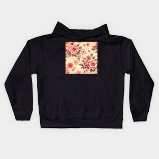 Pink Flowers Kids Hoodie